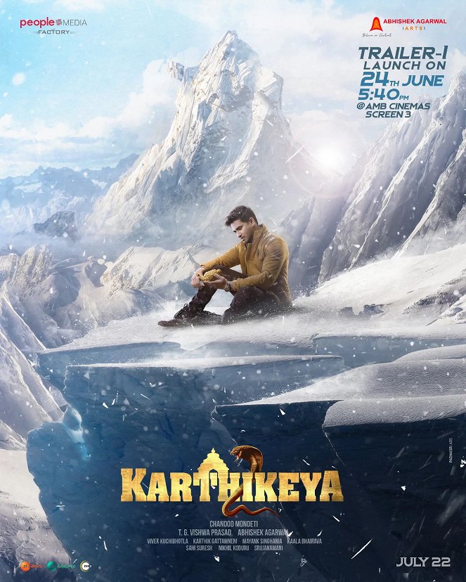 Karthikeya 2 - Plakate