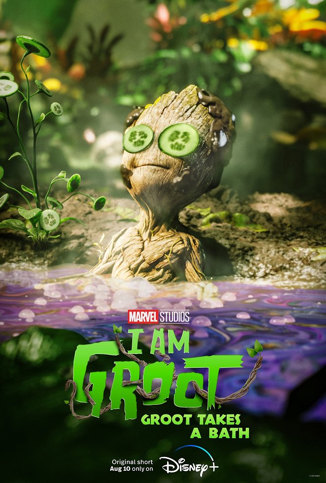 Ja jestem Groot - Groot w kąpieli - Plakaty