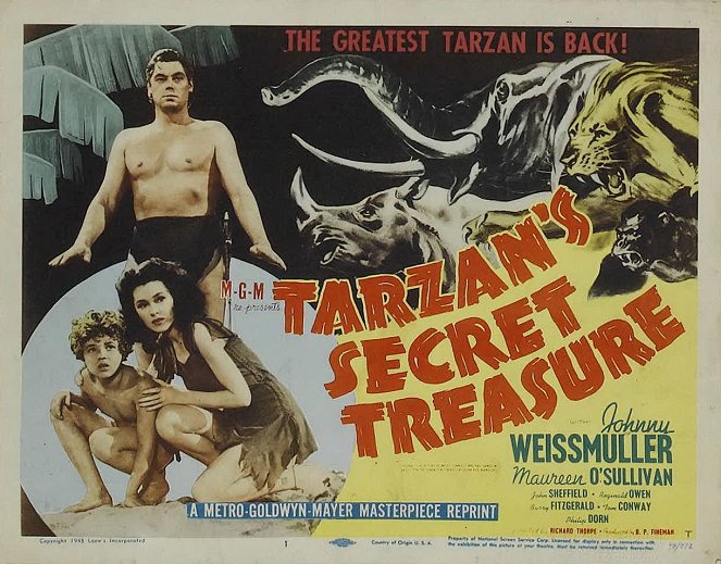 Tarzan's Secret Treasure - Plakaty