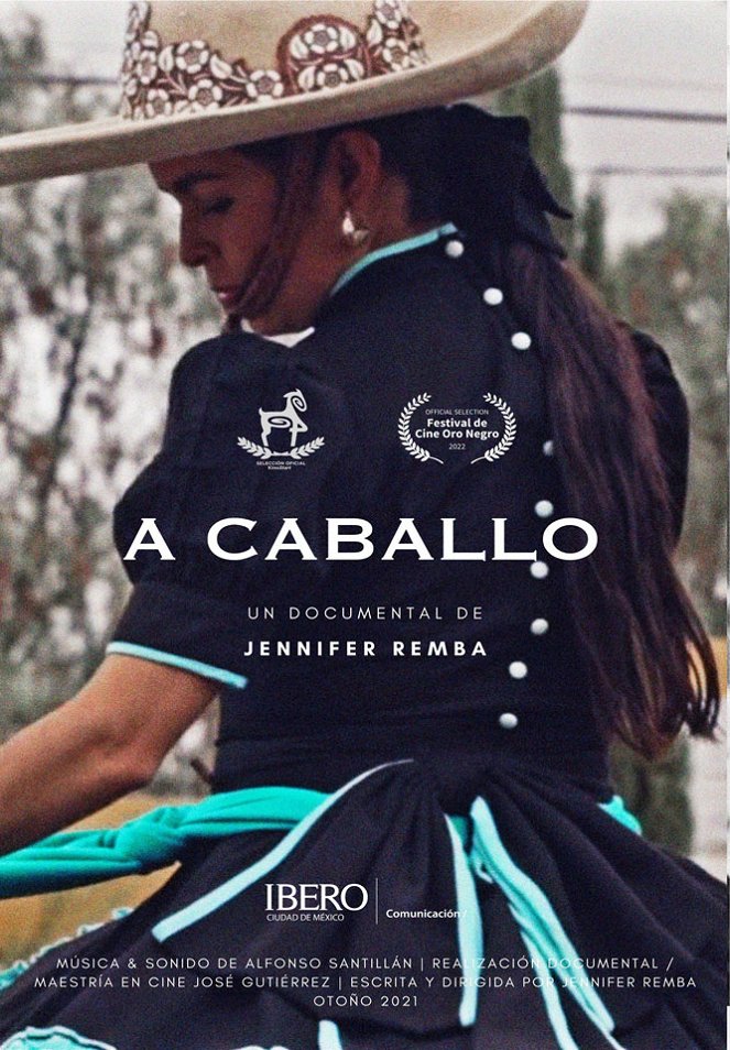 A caballo - Affiches