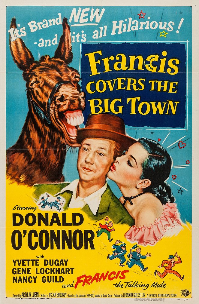 Francis Covers the Big Town - Posters