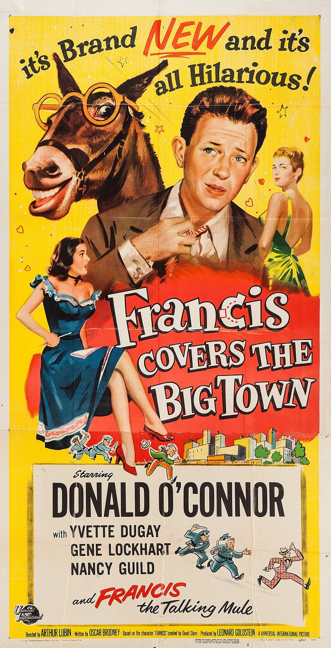Francis Covers the Big Town - Plakáty
