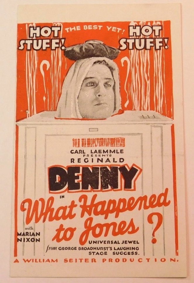 What Happened to Jones? - Plakaty