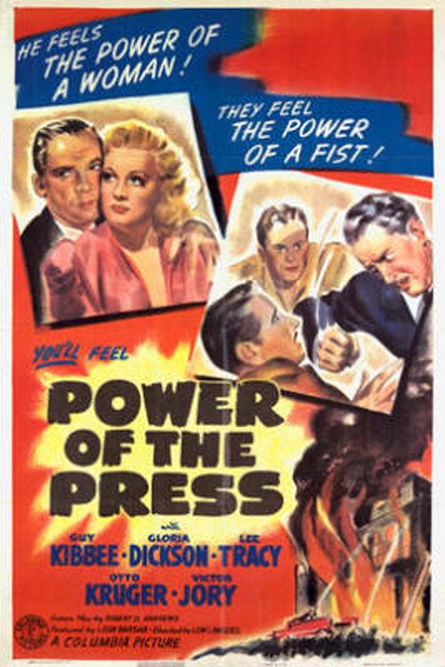 Power of the Press - Cartazes