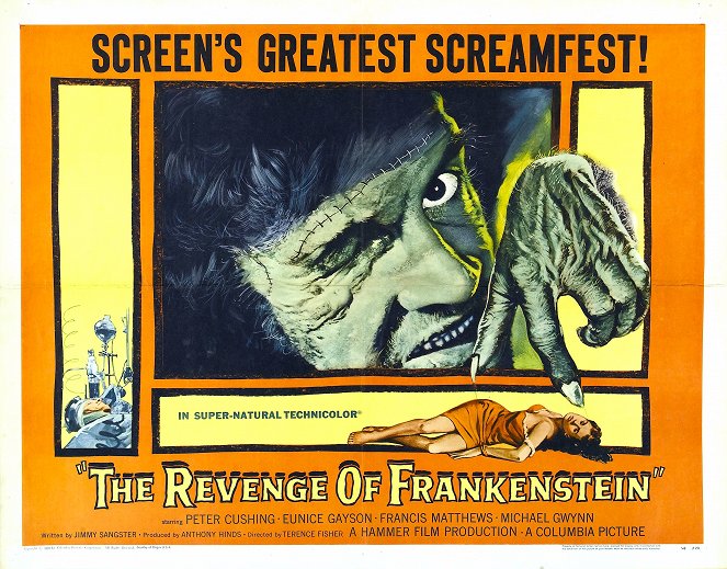 The Revenge of Frankenstein - Posters