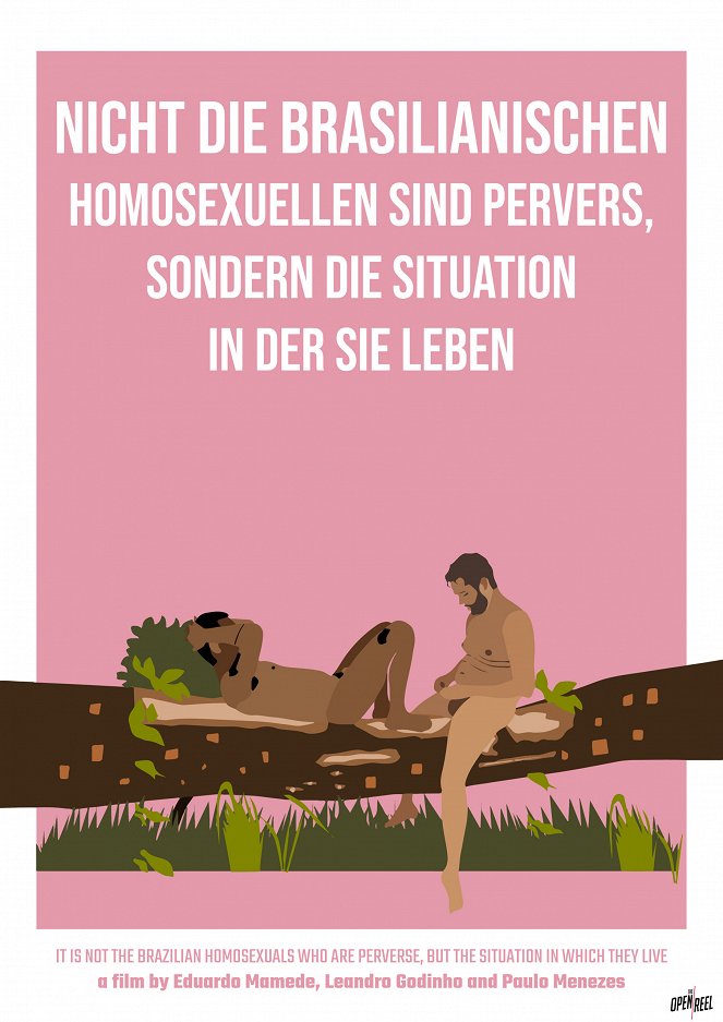 Nicht die brasilianischen Homosexuellen sind pervers, sondern die Situation, in der sie leben - Plakátok