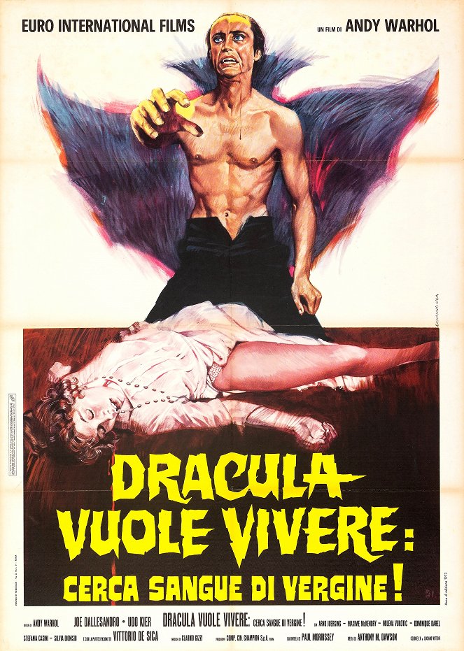 Andy Warhol's Dracula - Plakate