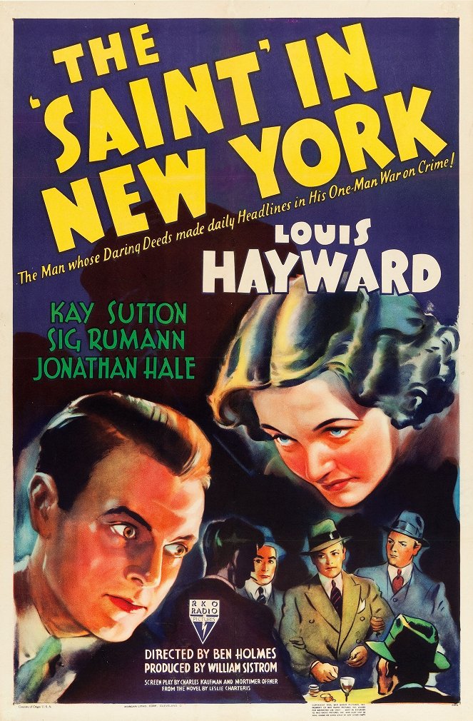 The Saint in New York - Affiches