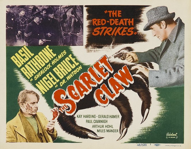 The Scarlet Claw - Plakátok