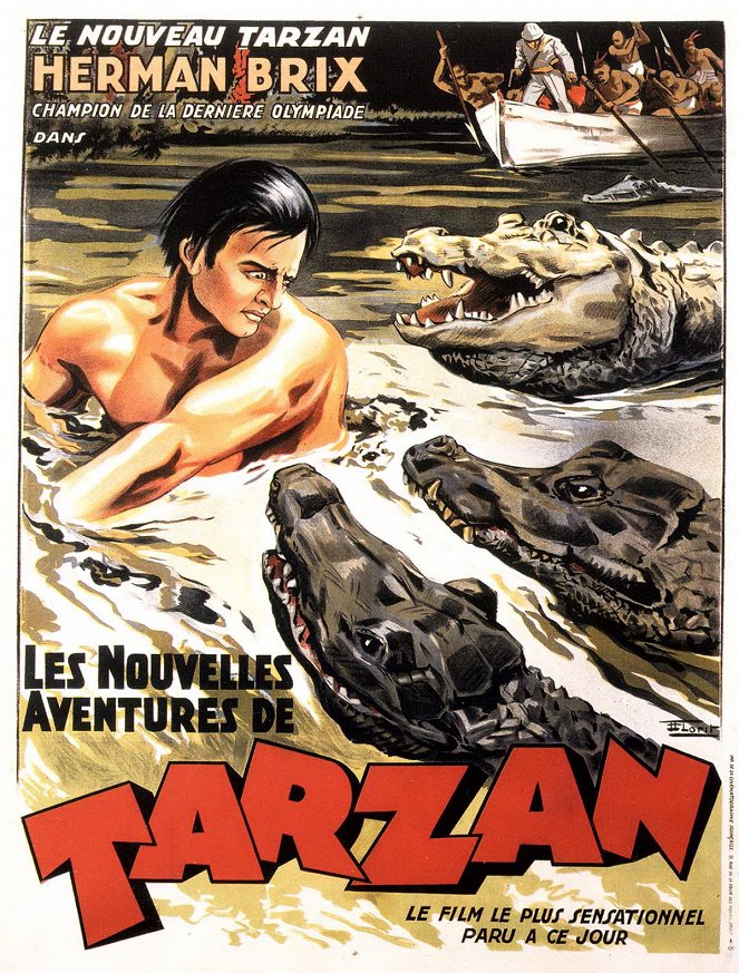 Les Nouvelles Aventures de Tarzan - Affiches