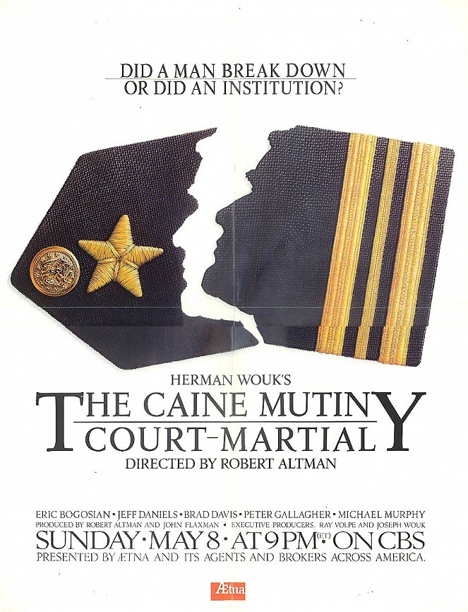 Vojenský soud se vzbouřenci z lodi Caine - Plakáty