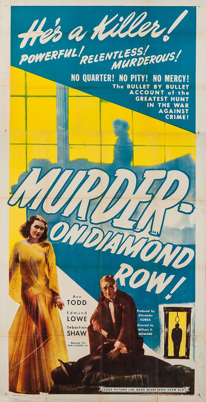 Murder on Diamond Row - Posters