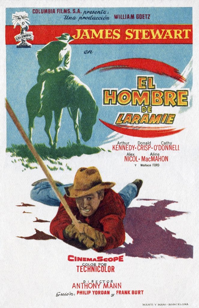 El hombre de Laramie - Carteles
