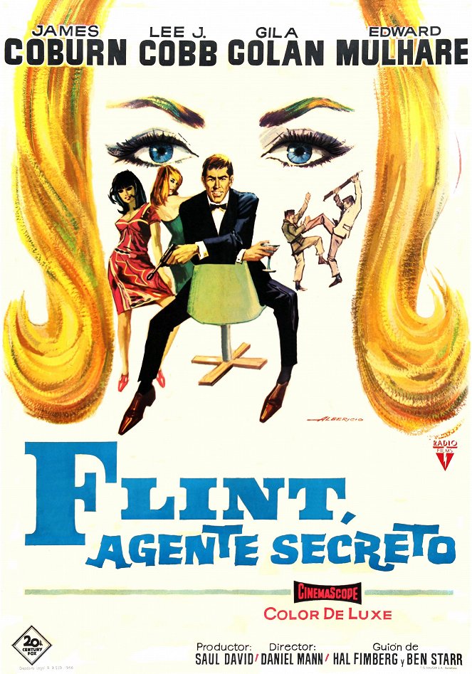 Flint, agente secreto - Carteles