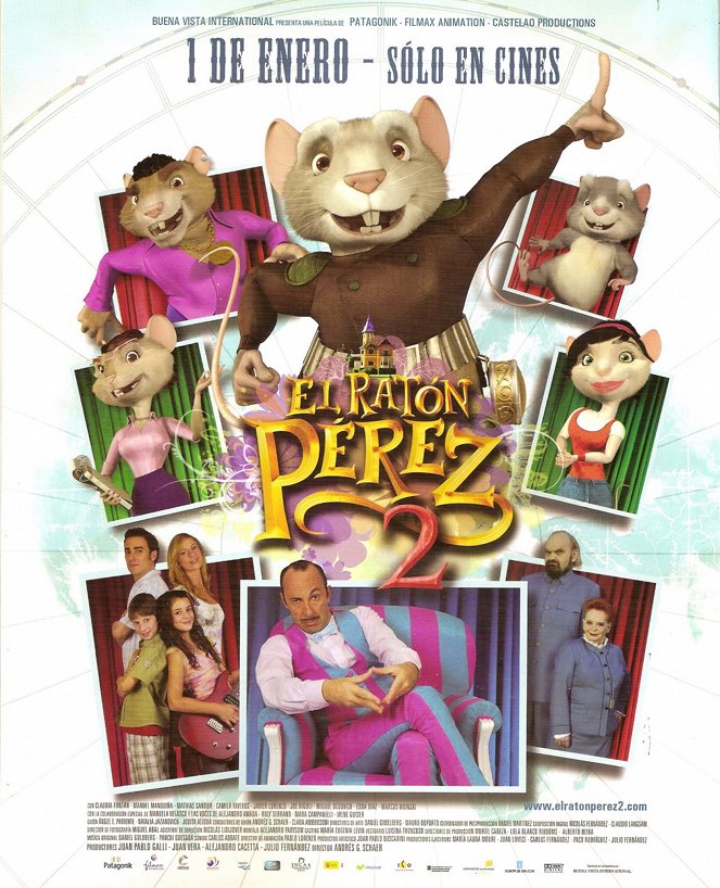 El ratón Pérez 2 - Plakátok