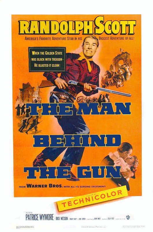 The Man Behind the Gun - Affiches