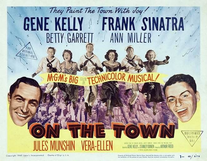 On the Town - Cartazes