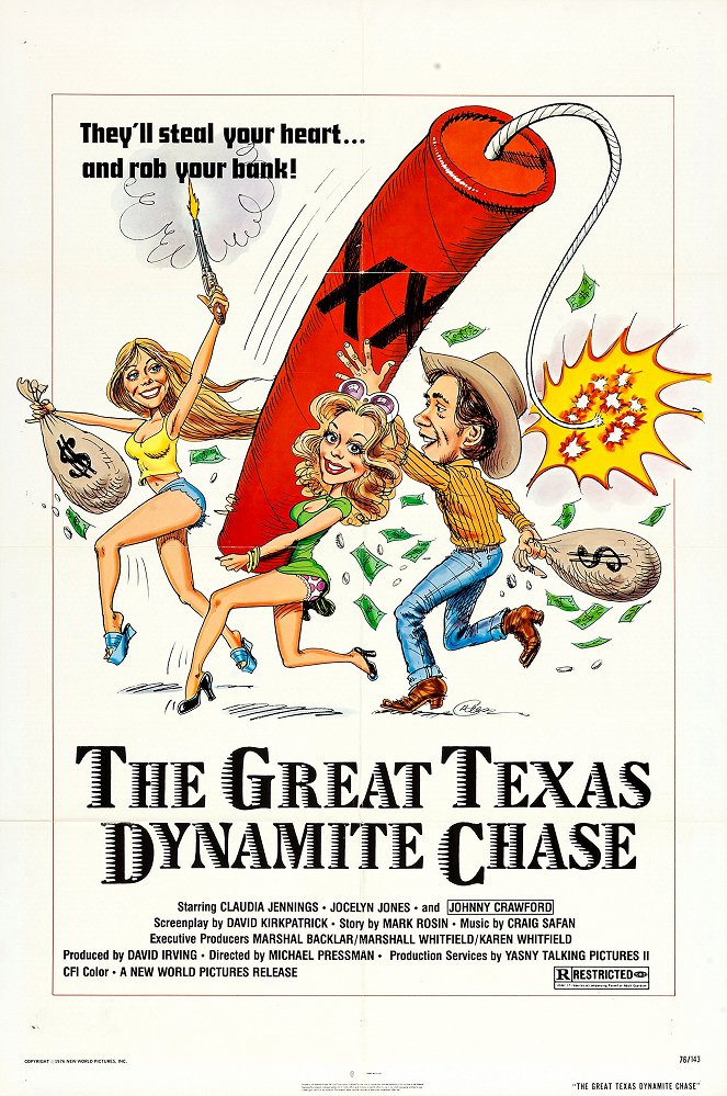 The Great Texas Dynamite Chase - Plakate
