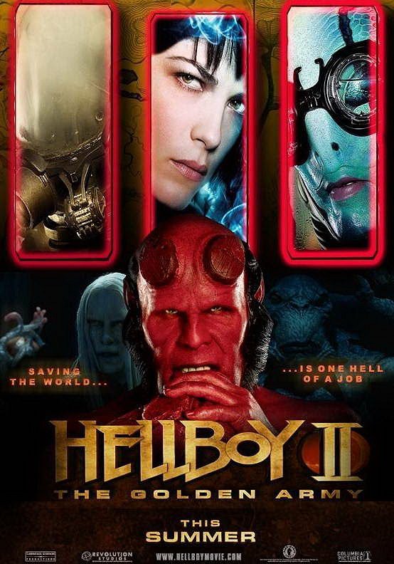 Hellboy II - O Exército Dourado - Cartazes