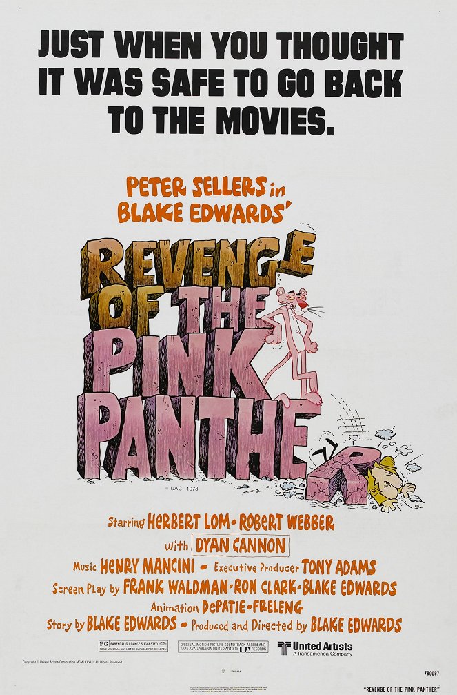 Pomsta Růžového pantera - Plakáty