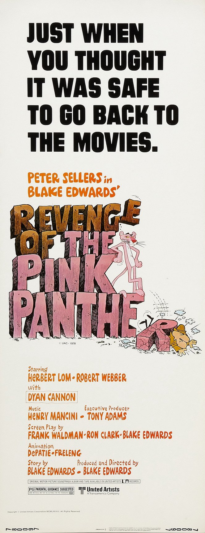 La venganza de la pantera rosa - Carteles