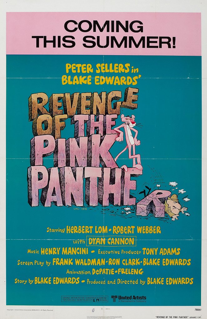 Pomsta Ružového pantera - Plagáty