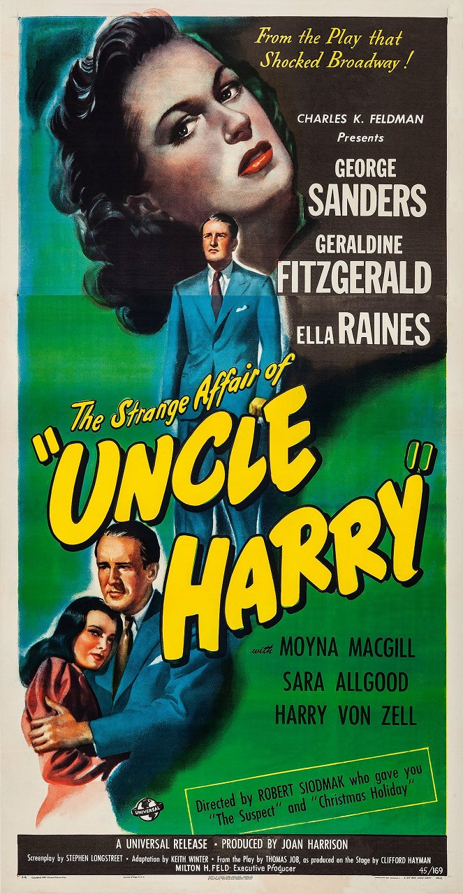 The Strange Affair of Uncle Harry - Plakátok