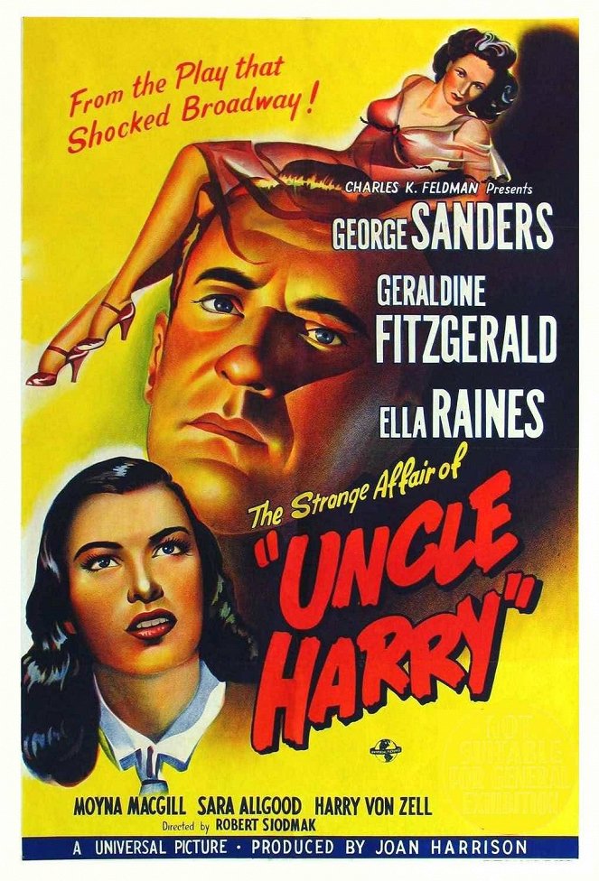 The Strange Affair of Uncle Harry - Cartazes