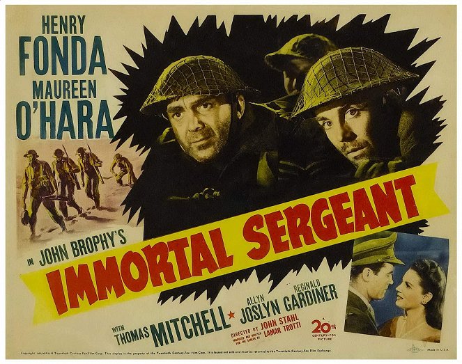 Immortal Sergeant - Plakate