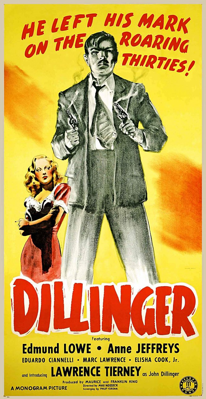 Dillinger, el enemigo público nº 1 - Carteles