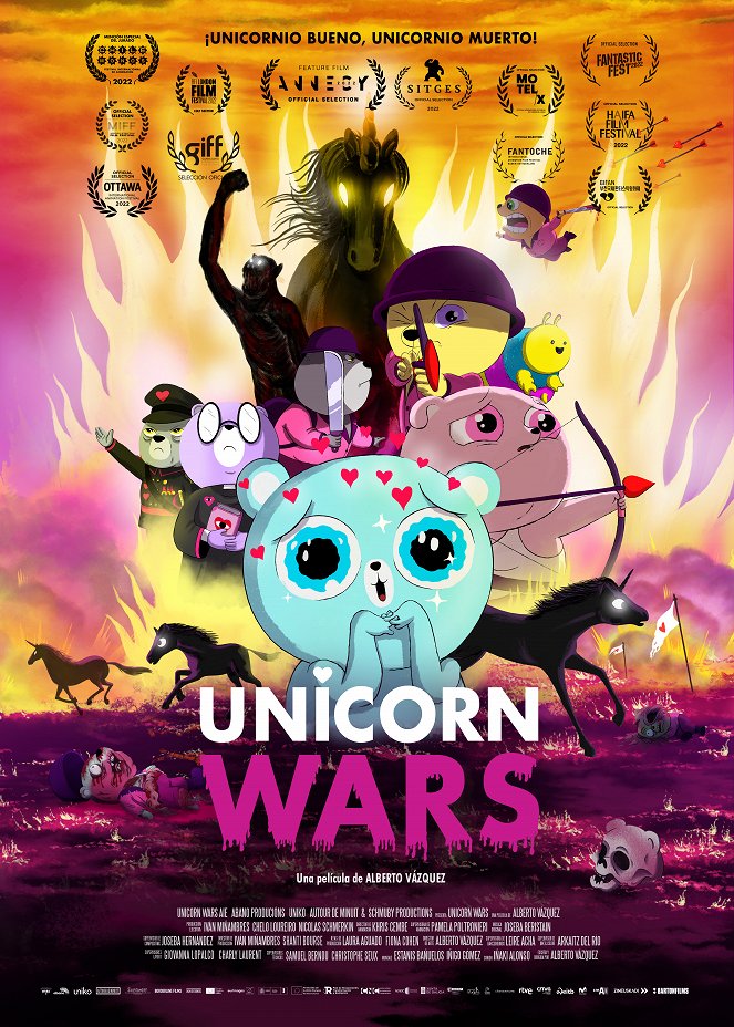Unicorn Wars - Carteles