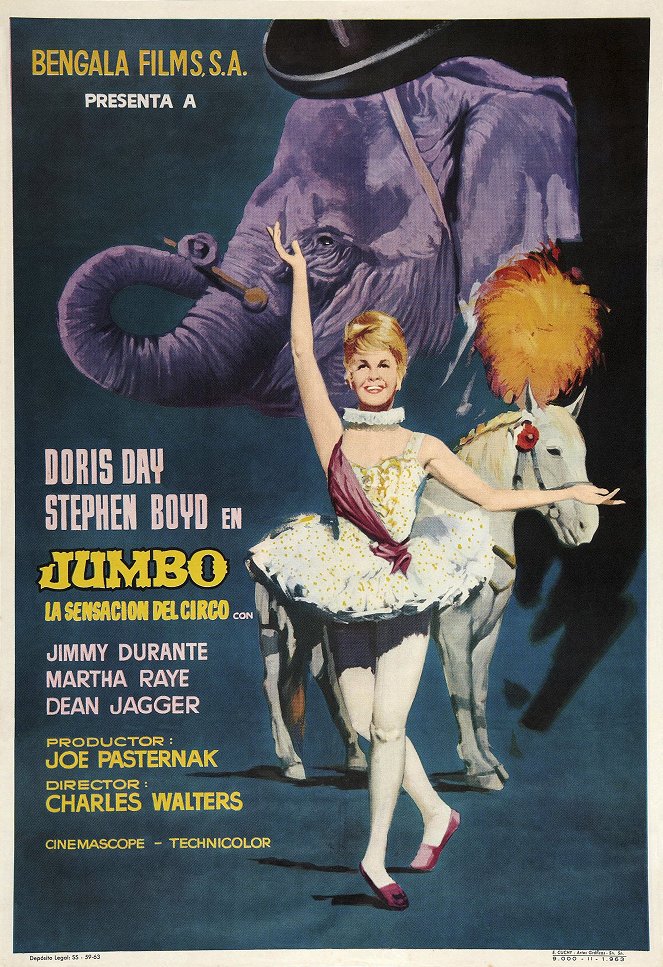 Jumbo, la sensación del circo - Carteles