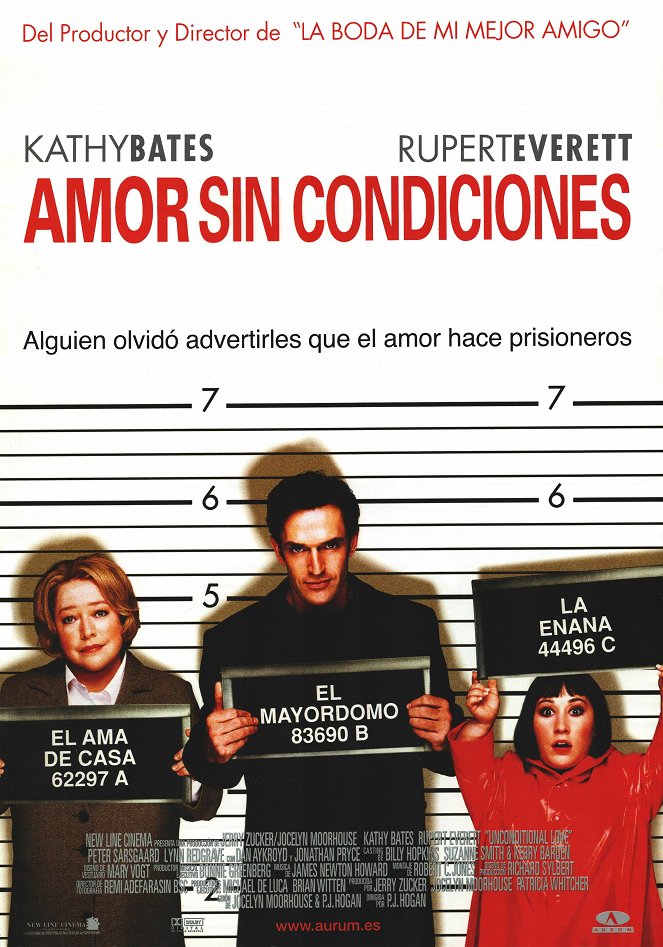 Amor sin condiciones - Carteles