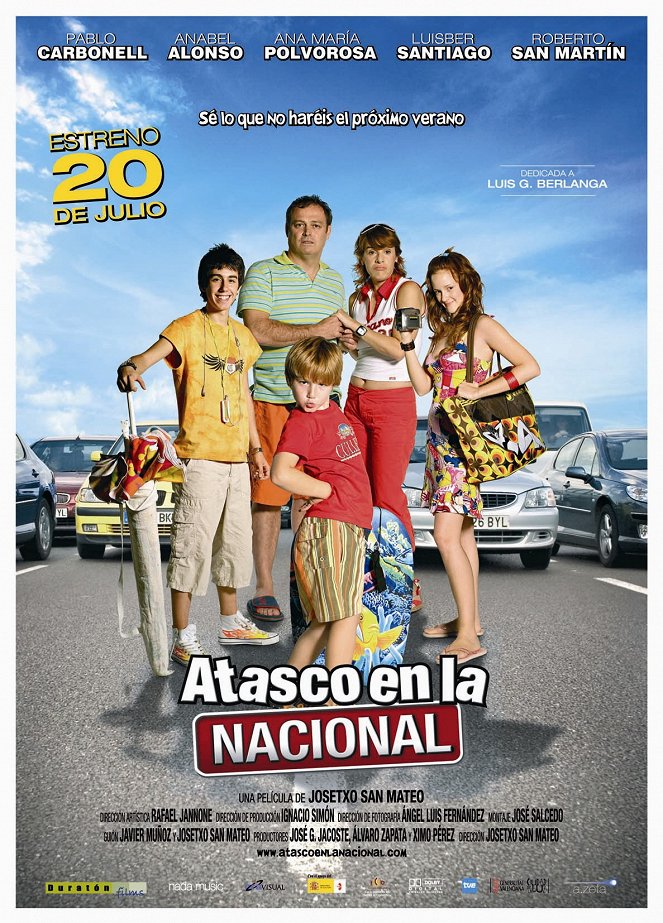 Atasco en la Nacional - Plakate