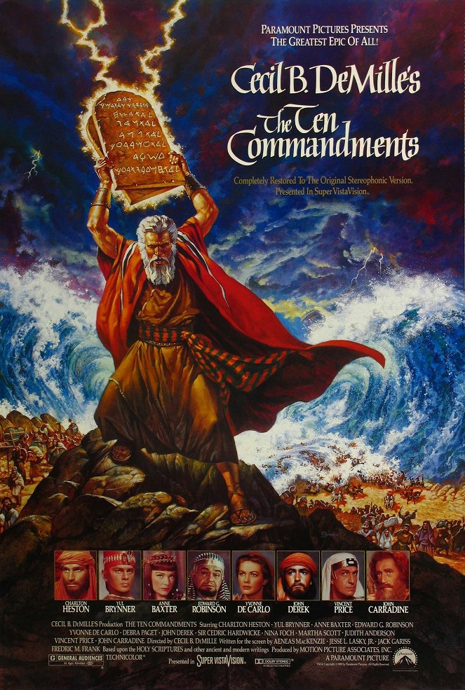 Desať Božích prikázaní - Plagáty
