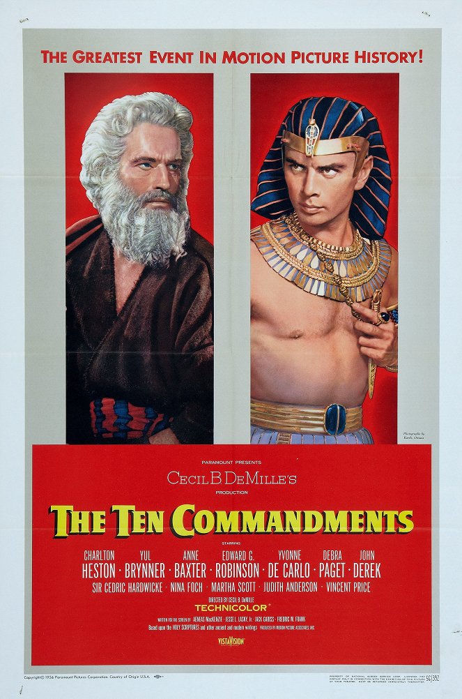 Los diez mandamientos - Carteles
