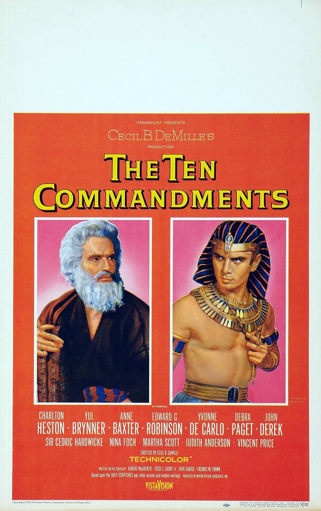 Desať Božích prikázaní - Plagáty