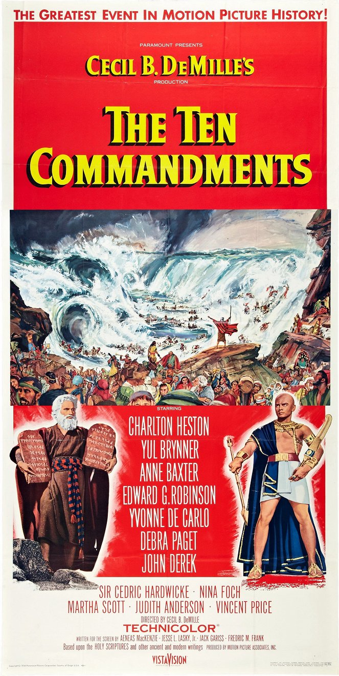Les Dix Commandements - Affiches