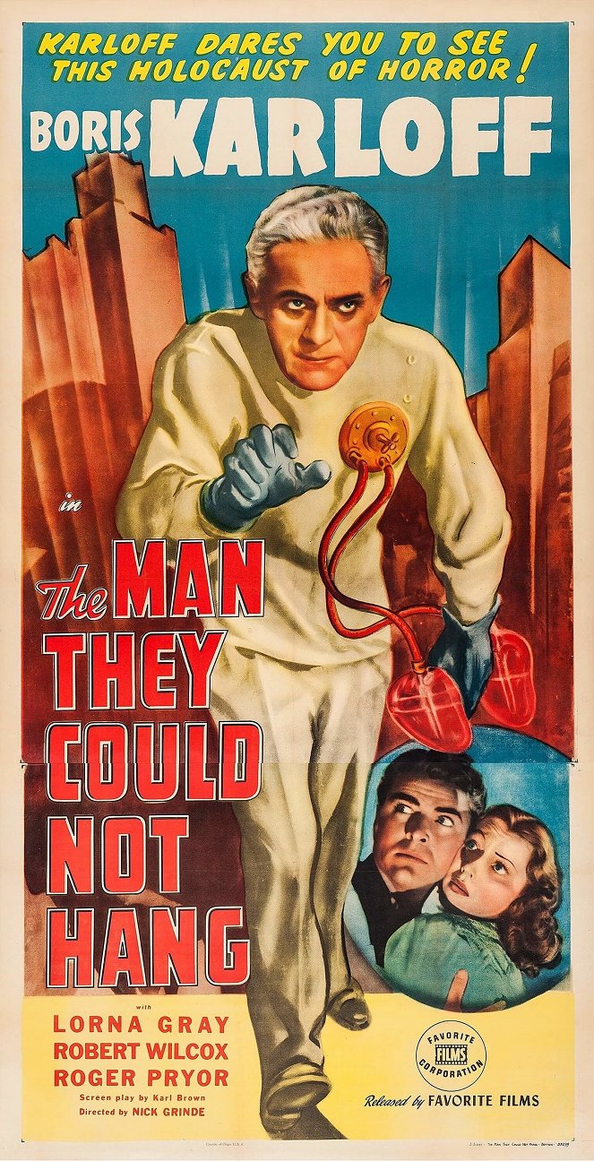 The Man They Could Not Hang - Plagáty