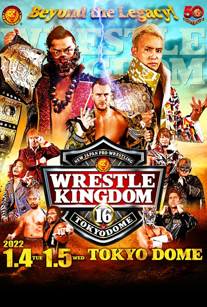 NJPW Wrestle Kingdom 16 - Plakátok
