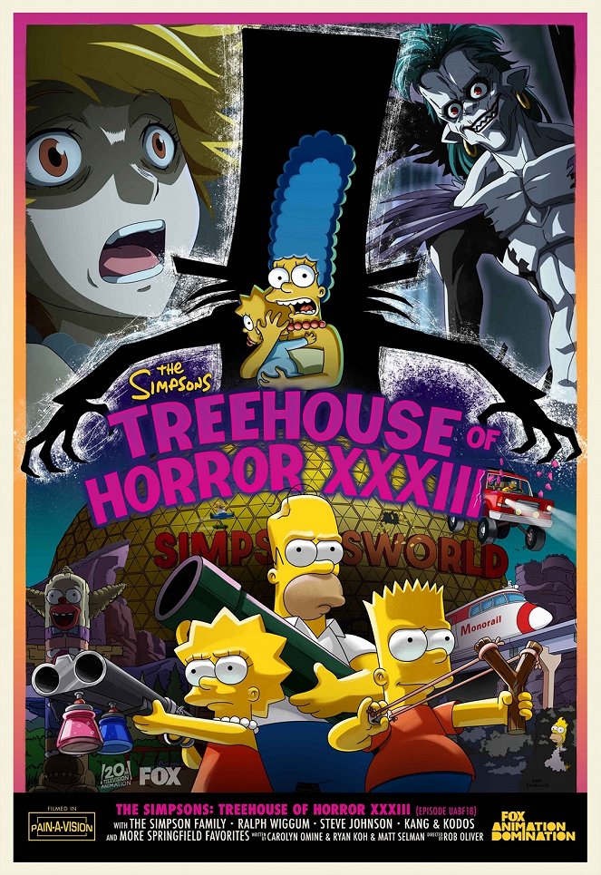 Los simpson - Season 34 - Los simpson - Treehouse of Horror XXXIII - Carteles