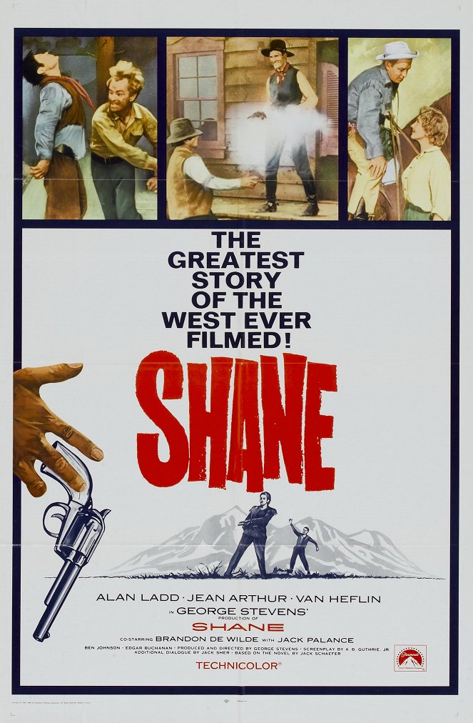 Shane - Plakáty