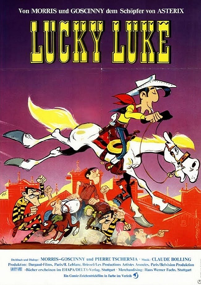 Lucky Luke, el intrépido - Carteles