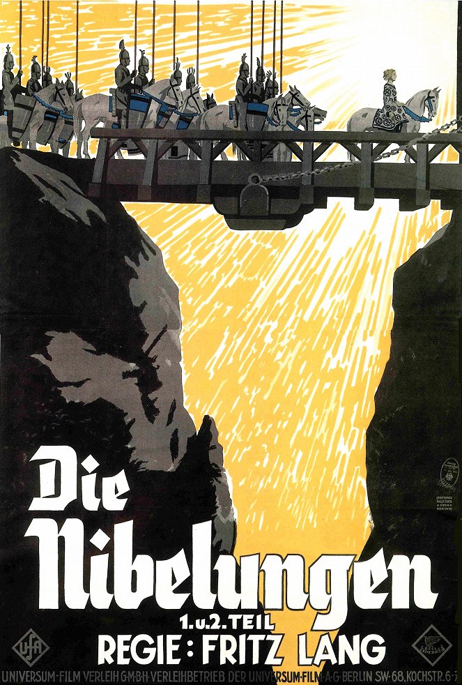 A Nibelungok I.: Siegfried - Plakátok