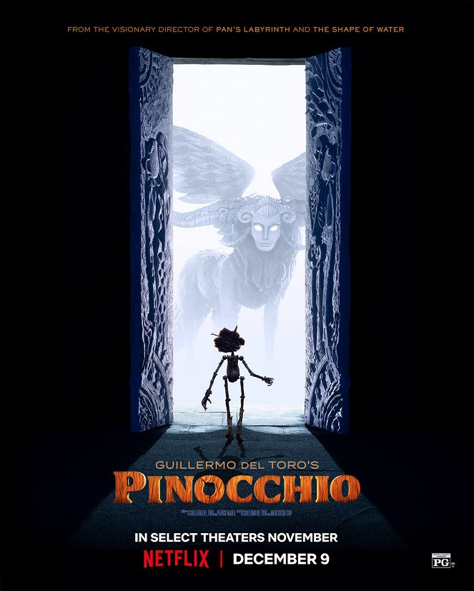Pinóquio de Guillermo del Toro - Cartazes