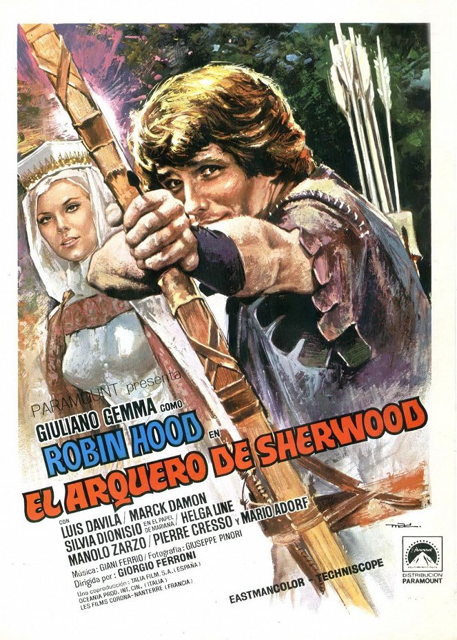 El arquero de Sherwood - Affiches
