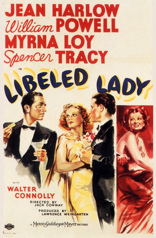 Libeled Lady - Posters