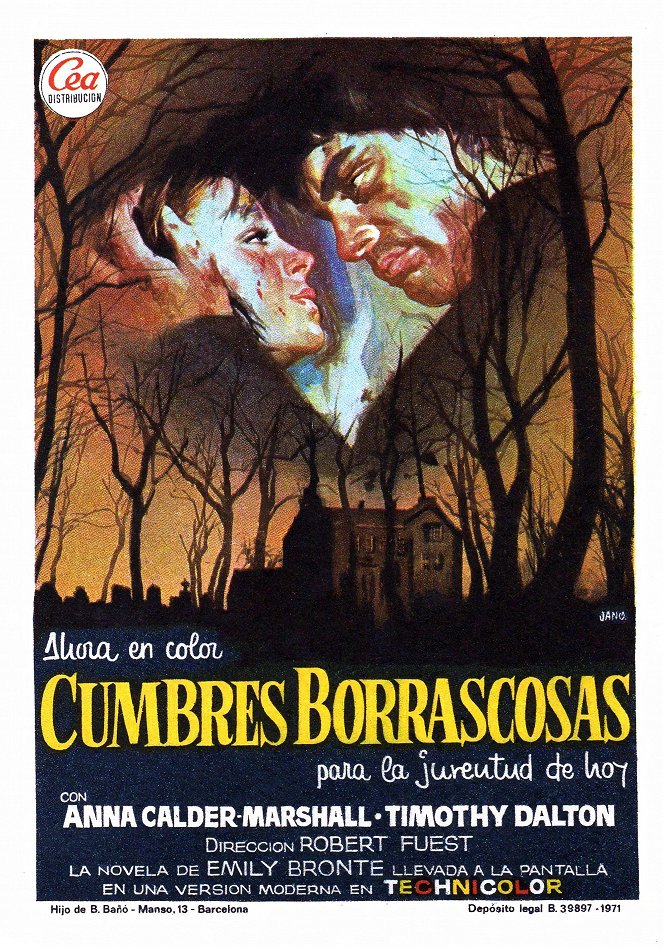 Cumbres borrascosas - Carteles