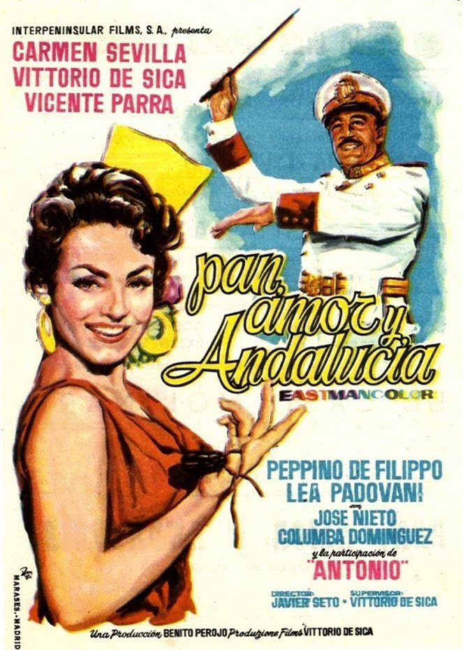 Pan, amor y Andalucía - Affiches