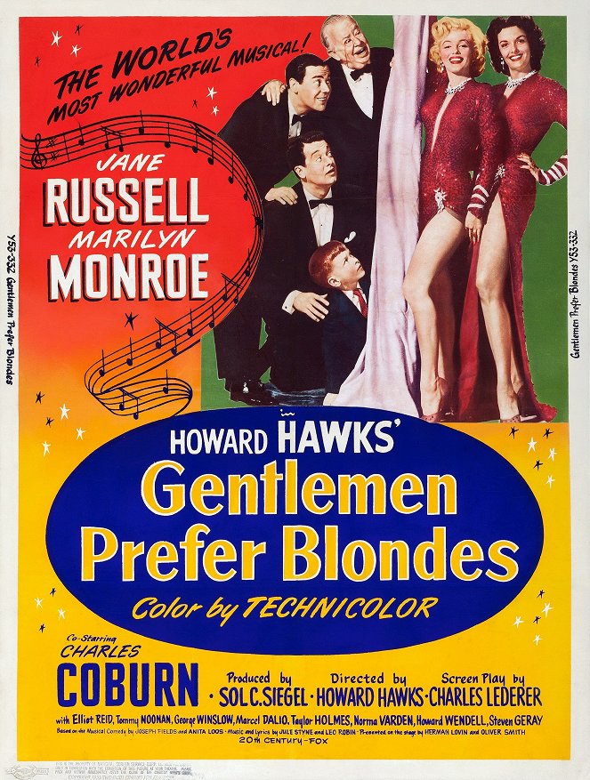 Páni mají radši blondýnky - Plakáty